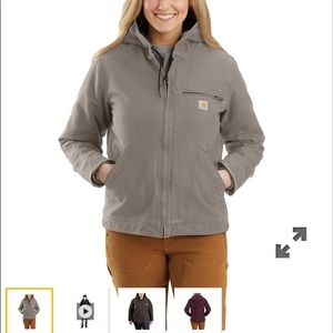 Carhartt Women’s Washed Duck Sherpa Lined Jacket